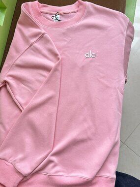ALO Pink Top - Sweatshirt - Women's Size M